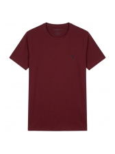 Camiseta Masculina Basica Aleatory Original - Vinho