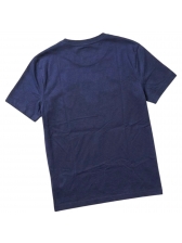 Camiseta Masculina Tommy Hilfiger Estampada Original - Azul Escuro