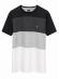 Camiseta Masculina Listrada Aleatory Original - Preto