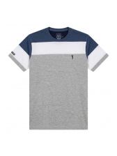 Camiseta Masculina Aleatory Listrada Original - Cinza