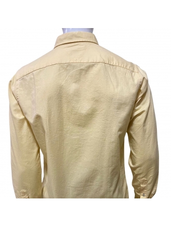 Camisa Manga Longa Tommy Hilfiger Custom Fit Amarela Original