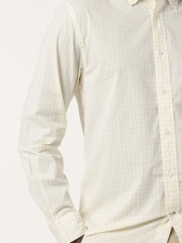 Camisa Manga Longa Tommy Hilfiger Xadrez TH Flex Regular Fit - Aramelo