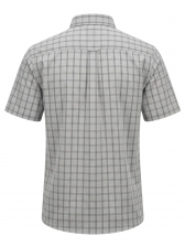 Camisa Manga Curta Aleatory Logo Bordado Com Bolso Original - Cinza