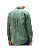 Camisa manga Longa Tommy Hilfiger Masculina TH FLEX Regular Fit Mini Xadrez Verde