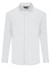 Camisa Masculina Slim Tricoline Stretch Aramis Original - Branco