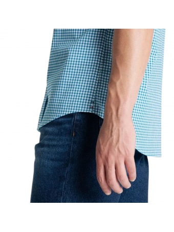 Camisa Manga Curta Tommy Hilfiger Regular Fit Xadrez