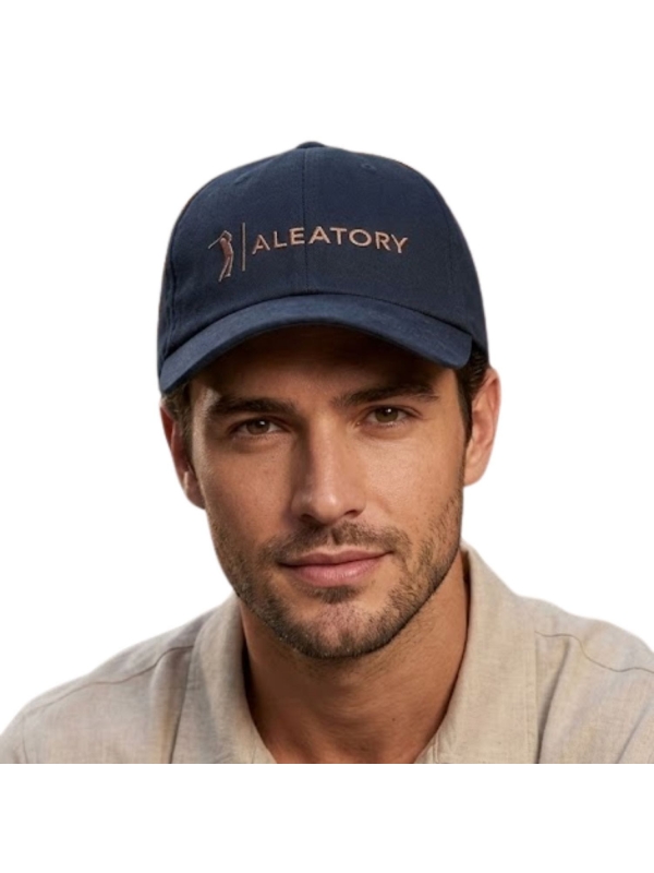 Bone Aleatory Logo Bordado Original - Marinho