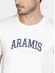 Camiseta Aramis Masculina Regular College Club - Branca