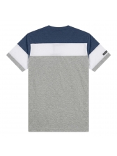 Camiseta Masculina Aleatory Listrada Original - Cinza