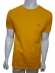 Camiseta Tommy Hilfiger Básica Masculina Gola Careca - Mostarda