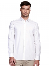 Camisa Masculina Slim Tricoline Stretch Aramis Original - Branco