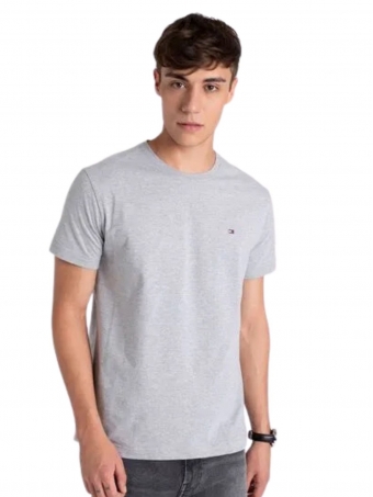 Camiseta Tommy Hilfiger Básica Masculina Gola Careca