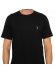 Camiseta Masculina Lisa Aleatory Original Logo Bordado - Preto