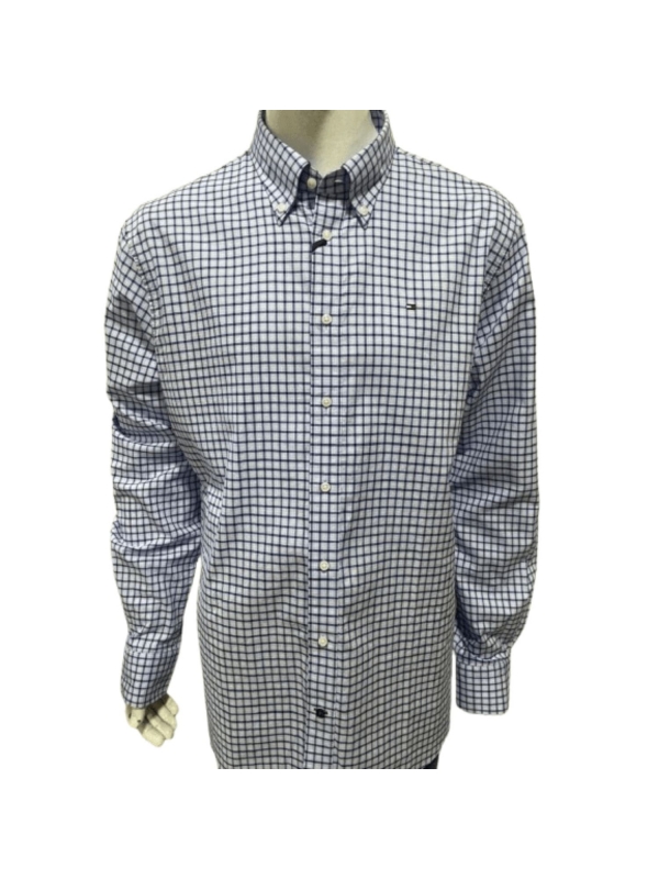 Camisa Manga Longa Tommy Hilfiger Washed Regular Fit