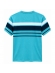 Camiseta Masculina Listrada Aleatory Regular Original - Verde