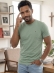 Camiseta Tommy Hilfiger Básica Masculina Gola Careca - Verde Menta