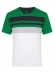 Camiseta Aleatory Listrada Masculina Original - Verde