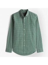 Camisa Manga Longa Tommy Hilfiger Masculina Regular Fit Xadrez