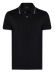 Camiseta Masculina Polo Básica Preta Aramis Regular Frisos - Preto