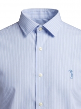 Camisa Manga Curta Aleatory Logo Bordado Original - Azul