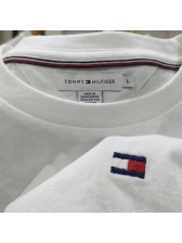 Camiseta Masculina Plus Size Tommy Hilfiger Original - Branco
