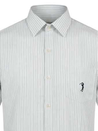 Camisa Manga Curta Aleatory Logo Bordado Com Bolso Original