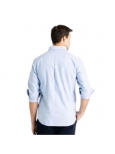 Camisa Manga Longa Tommy Hilfiger Regular Lisa Original - Azul