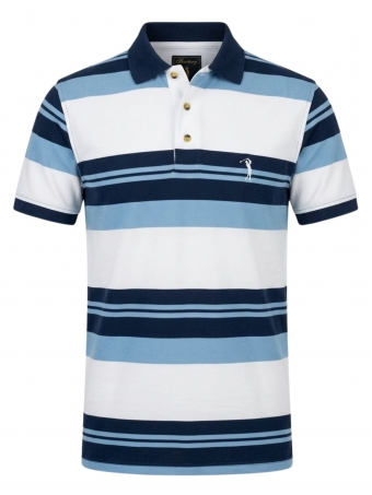 Camiseta Polo Aleatory Listrada Masculino Original