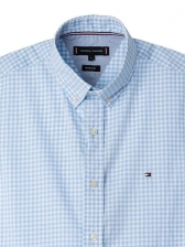 Camisa Manga Longa Tommy Hilfiger Xadrez Original - Azul