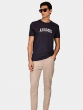 Camiseta Aramis Masculina Regular College Club - marinho