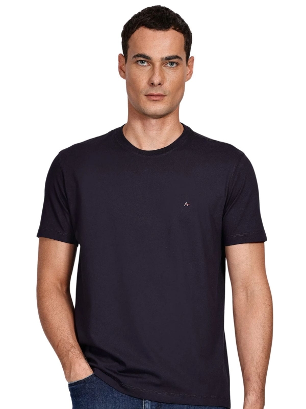 Camiseta basica masculino aramis regular lisa - Marinho