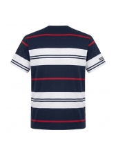 Camiseta Masculina Aleatory Listrada Original - Vermelho