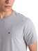 Camiseta Tommy Hilfiger Básica Masculina Gola Careca - Cinza