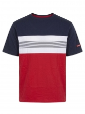 Camiseta Masculina Aleatory Listrada Original - Vermelho