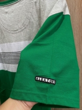 Camiseta Masculina Listrada Aleatory Original - Verde Claro