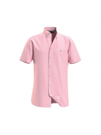 Camisa Manga Curta Tommy Hilfiger Regular Fit Xadrez