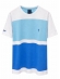 Camiseta Masculina PlusSize Aleatory Listrada Regular Original - Azul