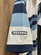 Camiseta Polo Aleatory Listrada Masculino Original - Branco