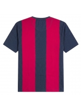 Camiseta Masculina PlusSize Aleatory Listrada Regular Original - Vermelho