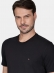 Camiseta basica masculino aramis regular lisa - Preto