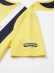 Camiseta Masculina PlusSize Aleatory Listrada Regular Original - Amarelo